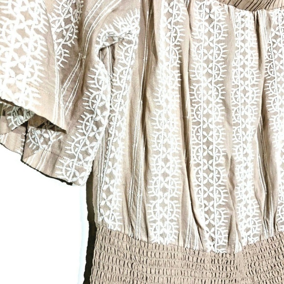 TULAROSA Fiona Embroidered Boho Dress French Mauve - Picture 6 of 8